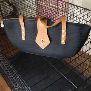 Eric Javits black shoulder purse